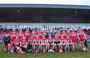 30 March 2024; The Derry team before the Allianz Hurling League Division 2B final match between Derry and Tyrone at the Derry GAA Centre of Excellence in Owenbeg, Derry. Photo by Ben McShane/Sportsfile