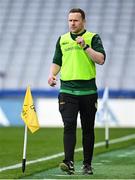 30 March 2024; Leitrim manager Andy Moran during the Allianz Football League Division 4 final match between Laois and Leitrim at Croke Park in Dublin. Photo by Ramsey Cardy/Sportsfile