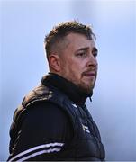 30 March 2024; Tyrone manager Stevie McGarry during the Allianz Hurling League Division 2B final match between Derry and Tyrone at the Derry GAA Centre of Excellence in Owenbeg, Derry. Photo by Ben McShane/Sportsfile