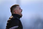 30 March 2024; Tyrone manager Stevie McGarry during the Allianz Hurling League Division 2B final match between Derry and Tyrone at the Derry GAA Centre of Excellence in Owenbeg, Derry. Photo by Ben McShane/Sportsfile