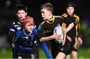 29 March 2024; Action between Malahide and Wexford Wanderers during the Bank of Ireland Half-Time Minis at the United Rugby Championship match between Leinster and Vodacom Bulls at the RDS Arena in Dublin. Photo by Harry Murphy/Sportsfile