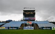 31 March 2024; A general view of the scoreboard before the Allianz Hurling League Division 3A Final match between Mayo and Sligo at Hastings Insurance MacHale Park in Castlebar, Mayo. Photo by Tyler Miller/Sportsfile