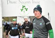 31 March 2024; Fermanagh manager Joe Baldwin  before the Allianz Hurling League Division 3B Final match between Fermanagh and Warwickshire at St Joseph's Park in Ederney, Fermanagh. Photo by Sam Barnes/Sportsfile
