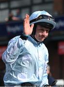 31 March 2024; Jockey Paul Townend after riding Jade De Grugy to victory in the Irish Stallion Farms EBF Honeysuckle Mares Novice Hurdle on day two of the Fairyhouse Easter Festival at Fairyhouse Racecourse in Ratoath, Meath. Photo by Seb Daly/Sportsfile