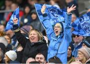 31 March 2024; Dublin supporters celebrate Con O'Callaghan's equalising point during the Allianz Football League Division 1 Final match between Dublin and Derry at Croke Park in Dublin. Photo by John Sheridan/Sportsfile
