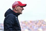 31 March 2024; Derry manager Mickey Harte during the Allianz Football League Division 1 Final match between Dublin and Derry at Croke Park in Dublin. Photo by Piaras Ó Mídheach/Sportsfile