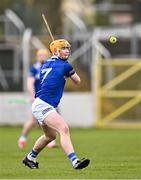 31 March 2024; Tom Cuddy of Laois during the Allianz Hurling League Division 2A Final match between Carlow and Laois at Netwatch Cullen Park in Carlow. Photo by Ben McShane/Sportsfile