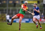31 March 2024; Fiachra Fitzpatrick of Carlow during the Allianz Hurling League Division 2A Final match between Carlow and Laois at Netwatch Cullen Park in Carlow. Photo by Ben McShane/Sportsfile