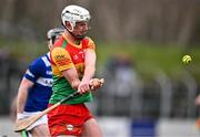 31 March 2024; Kevin McDonald of Carlow during the Allianz Hurling League Division 2A Final match between Carlow and Laois at Netwatch Cullen Park in Carlow. Photo by Ben McShane/Sportsfile