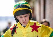 31 March 2024; Jockey Michael O'Sullivan before the Cawley Furniture Novice Handicap Hurdle on day two of the Fairyhouse Easter Festival at Fairyhouse Racecourse in Ratoath, Meath. Photo by Seb Daly/Sportsfile