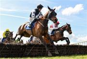 31 March 2024; Pacini, with Jack Kennedy up, during the Cawley Furniture Novice Handicap Hurdle on day two of the Fairyhouse Easter Festival at Fairyhouse Racecourse in Ratoath, Meath. Photo by Seb Daly/Sportsfile