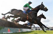 31 March 2024; Skippin Court, with Sam Ewing up, during the BoyleSports Novice Handicap Steeplechase on day two of the Fairyhouse Easter Festival at Fairyhouse Racecourse in Ratoath, Meath. Photo by Seb Daly/Sportsfile