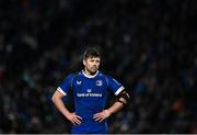 29 March 2024; Ross Byrne of Leinster during the United Rugby Championship match between Leinster and Vodacom Bulls at the RDS Arena in Dublin. Photo by Harry Murphy/Sportsfile