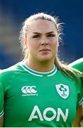 31 March 2024; Béibhinn Parsons of Ireland before the Women's Six Nations Rugby Championship match between Ireland and Italy at the RDS Arena in Dublin. Photo by Harry Murphy/Sportsfile