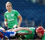 31 March 2024; Aoibheann Reilly of Ireland during the Women's Six Nations Rugby Championship match between Ireland and Italy at the RDS Arena in Dublin. Photo by Harry Murphy/Sportsfile
