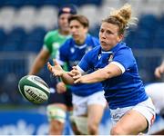 31 March 2024; Veronica Madia of Italy during the Women's Six Nations Rugby Championship match between Ireland and Italy at the RDS Arena in Dublin. Photo by Harry Murphy/Sportsfile
