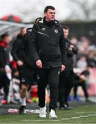 1 April 2024; Drogheda United manager Kevin Doherty during the SSE Airtricity Men's Premier Division match between Dundalk and Drogheda United at Oriel Park in Dundalk, Louth. Photo by Ben McShane/Sportsfile