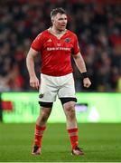 30 March 2024; Peter O’Mahony of Munster during the United Rugby Championship match between Munster and Cardiff at Thomond Park in Limerick. Photo by Brendan Moran/Sportsfile