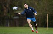 1 April 2024; Hugo Keenan during Leinster rugby squad training at UCD in Dublin. Photo by Harry Murphy/Sportsfile