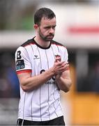 1 April 2024; Robbie Benson of Dundalk after the SSE Airtricity Men's Premier Division match between Dundalk and Drogheda United at Oriel Park in Dundalk, Louth. Photo by Ben McShane/Sportsfile