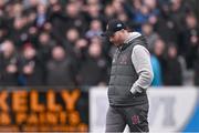 1 April 2024; Dundalk head coach Stephen O'Donnell reacts after the SSE Airtricity Men's Premier Division match between Dundalk and Drogheda United at Oriel Park in Dundalk, Louth. Photo by Ben McShane/Sportsfile