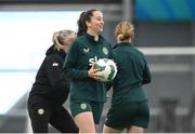 1 April 2024; Anna Patten during a Republic of Ireland Women's training session at the Sport Ireland National Indoor Arena on the Sport Ireland Campus in Dublin. Photo by Stephen McCarthy/Sportsfile