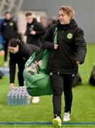1 April 2024; Performance coach Ivi Casagrande during a Republic of Ireland Women's training session at the Sport Ireland National Indoor Arena on the Sport Ireland Campus in Dublin. Photo by Stephen McCarthy/Sportsfile