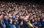 31 March 2024; Supporters during the Allianz Football League Division 1 Final match between Dublin and Derry at Croke Park in Dublin. Photo by Ramsey Cardy/Sportsfile