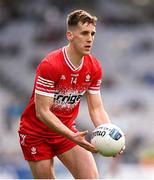 31 March 2024; Shane McGuigan of Derry during the Allianz Football League Division 1 Final match between Dublin and Derry at Croke Park in Dublin. Photo by Ramsey Cardy/Sportsfile