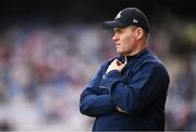 31 March 2024; Dublin manager Dessie Farrell during the Allianz Football League Division 1 Final match between Dublin and Derry at Croke Park in Dublin. Photo by Ramsey Cardy/Sportsfile