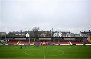 1 April 2024; General view inside the stadium before the SSE Airtricity Men's Premier Division match between St Patrick's Athletic and Sligo Rovers at Richmond Park in Dublin. Photo by Harry Murphy/Sportsfile