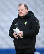 30 March 2024; Leitrim assistant manager Mickey Graham during the Allianz Football League Division 4 final match between Laois and Leitrim at Croke Park in Dublin. Photo by Ramsey Cardy/Sportsfile
