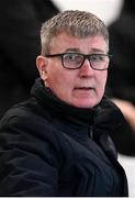1 April 2024; Former Republic of Ireland manager Stephen Kenny during the SSE Airtricity Men's Premier Division match between Shelbourne and Derry City at Tolka Park in Dublin. Photo by Stephen McCarthy/Sportsfile