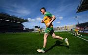 31 March 2024; Niall O'Donnell of Donegal runs out for the Allianz Football League Division 2 Final match between Armagh and Donegal at Croke Park in Dublin. Photo by Ramsey Cardy/Sportsfile