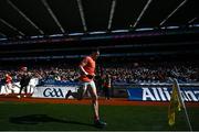 31 March 2024; Aaron McKay of Armagh runs out for the Allianz Football League Division 2 Final match between Armagh and Donegal at Croke Park in Dublin. Photo by Ramsey Cardy/Sportsfile