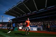 31 March 2024; Paddy Burns of Armagh runs out for the Allianz Football League Division 2 Final match between Armagh and Donegal at Croke Park in Dublin. Photo by Ramsey Cardy/Sportsfile