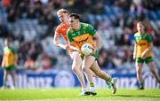 31 March 2024; Caolan McColgan of Donegal during the Allianz Football League Division 2 Final match between Armagh and Donegal at Croke Park in Dublin. Photo by Ramsey Cardy/Sportsfile