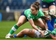 31 March 2024; Molly Scuffil-McCabe of Ireland during the Women's Six Nations Rugby Championship match between Ireland and Italy at the RDS Arena in Dublin. Photo by Harry Murphy/Sportsfile
