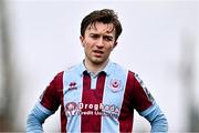 1 April 2024; Darragh Markey of Drogheda United during the SSE Airtricity Men's Premier Division match between Dundalk and Drogheda United at Oriel Park in Dundalk, Louth. Photo by Ben McShane/Sportsfile