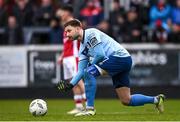 1 April 2024; St Patrick's Athletic goalkeeper Danny Rogers during the SSE Airtricity Men's Premier Division match between St Patrick's Athletic and Sligo Rovers at Richmond Park in Dublin. Photo by Harry Murphy/Sportsfile