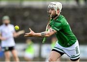 31 March 2024; Sean McKendry of Fermanagh during the Allianz Hurling League Division 3B Final match between Fermanagh and Warwickshire at St Joseph's Park in Ederney, Fermanagh. Photo by Sam Barnes/Sportsfile