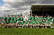 31 March 2024; The Fermanagh team before the Allianz Hurling League Division 3B Final match between Fermanagh and Warwickshire at St Joseph's Park in Ederney, Fermanagh. Photo by Sam Barnes/Sportsfile