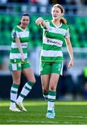 30 March 2024; Alannah Prizeman of Shamrock Rovers during the SSE Airtricity Women's Premier Division match between Shamrock Rovers and Treaty United at Tallaght Stadium in Dublin. Photo by Tyler Miller/Sportsfile