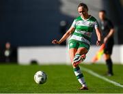 30 March 2024; Stephanie Zambra of Shamrock Rovers during the SSE Airtricity Women's Premier Division match between Shamrock Rovers and Treaty United at Tallaght Stadium in Dublin. Photo by Tyler Miller/Sportsfile