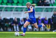 30 March 2024; Katie Lawlee of Treaty United during the SSE Airtricity Women's Premier Division match between Shamrock Rovers and Treaty United at Tallaght Stadium in Dublin. Photo by Tyler Miller/Sportsfile