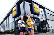 2 April 2024; In attendance at a photocall ahead of the 2024 Lidl Ladies National Football League Finals are Roscommon captain Ellen Irwin and Clare captain Caoimhe Harvey. The Divisions 3 and 4 Finals will be played at Grant Heating St Brendan’s Park, Birr, next Saturday, April 6, followed by the Divisions 1 and 2 Finals at Croke Park next Sunday, April 7. Photo by David Fitzgerald/Sportsfile