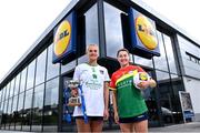 2 April 2024; In attendance at a photocall ahead of the 2024 Lidl Ladies National Football League Finals are Carlow captain Ruth Bermingham and Limerick captain Róisín Ambrose. The Divisions 3 and 4 Finals will be played at Grant Heating St Brendan’s Park, Birr, next Saturday, April 6, followed by the Divisions 1 and 2 Finals at Croke Park next Sunday, April 7. Photo by David Fitzgerald/Sportsfile