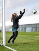 2 April 2024; Goalkeeper Grace Moloney during a Republic of Ireland Women's training session at the FAI National Training Centre in Abbotstown, Dublin. Photo by Stephen McCarthy/Sportsfile