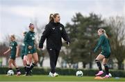2 April 2024; Performance coach Ivi Casagrande during a Republic of Ireland Women's training session at the FAI National Training Centre in Abbotstown, Dublin. Photo by Stephen McCarthy/Sportsfile