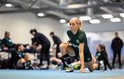 2 April 2024; Denise O'Sullivan during a Republic of Ireland Women's prehab session at the Sport Ireland Institute on the Sport Ireland Campus in Dublin. Photo by Stephen McCarthy/Sportsfile